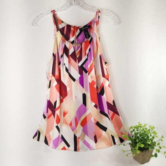 White House Black Market Tops - White House Black Market 10 Silk Tank Top 3482